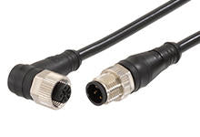 1200668831 Cables CSE M12 4P AC FE RA WSOR MA STR 2M DE