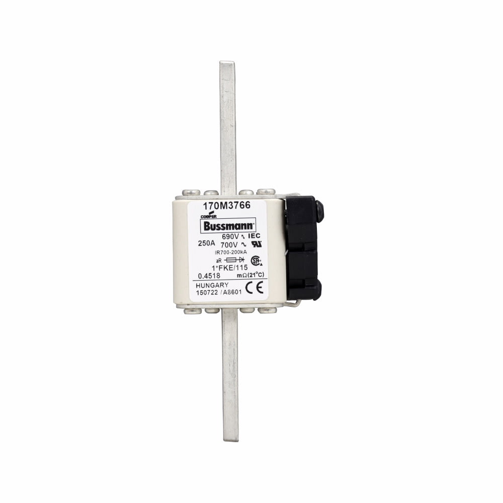 Fuse size 1, 690 Vac (IEC)700 Vac (UL), 250A fuse