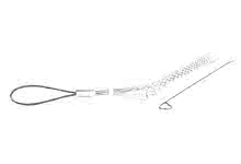 36147 Medium Duty Wire Mesh Slack Grip Cable, Split Rod, Single Weave, Offset Eye, Medium Mesh Length 0.508m (20.00"), Approximate Break Strength 4173.05kg (9200 lbs)