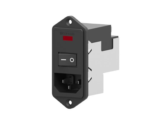 6609941-5 AC Power Entry Modules 3A SINGLE FUSE VERTICAL