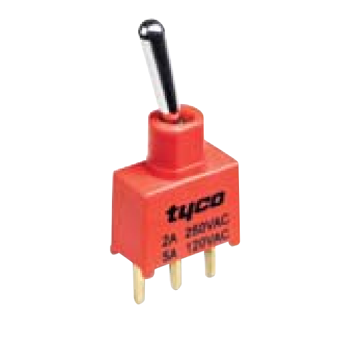 AE203SD1AV2B04 Switches DPDT ON-OFF-ON BAT VERT R/A TOGGLE SWT
