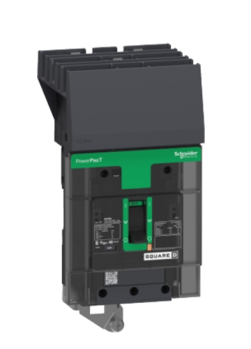 BJA36060 Circuit breaker, PowerPacT B, 60A, 3 pole, 600Y/347VAC, 25kA, I-Line, thermal magnetic, 80%, ABC