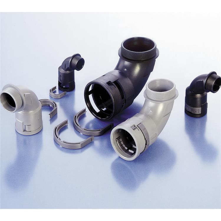 BVBV-P366 90° angled connector, Thread: PG,outside, polyamide 6, -40÷105°C