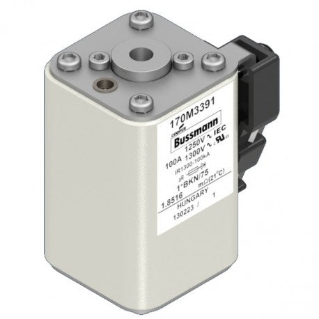 170M3391 FUSE 100A 1250V 1*BKN/75 AR CU
