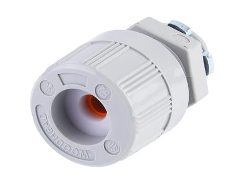 1300980092 MAX-LOC Strain Relief Cord-Sealing Grip, 1/2" NPT, Straight Male with O-Ring, Cable Diameter 14.27-15.88mm (.562-.625")
