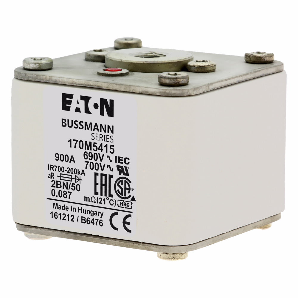 Fuse size 2,690V/700V (IEC/UL) 900A fuse