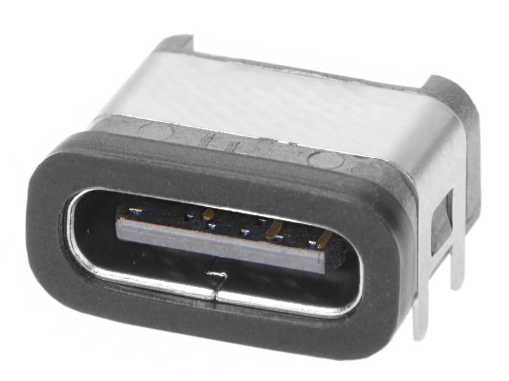 217176-0001 Top-mount SMT IPx5 6pos (Type C Rec.)