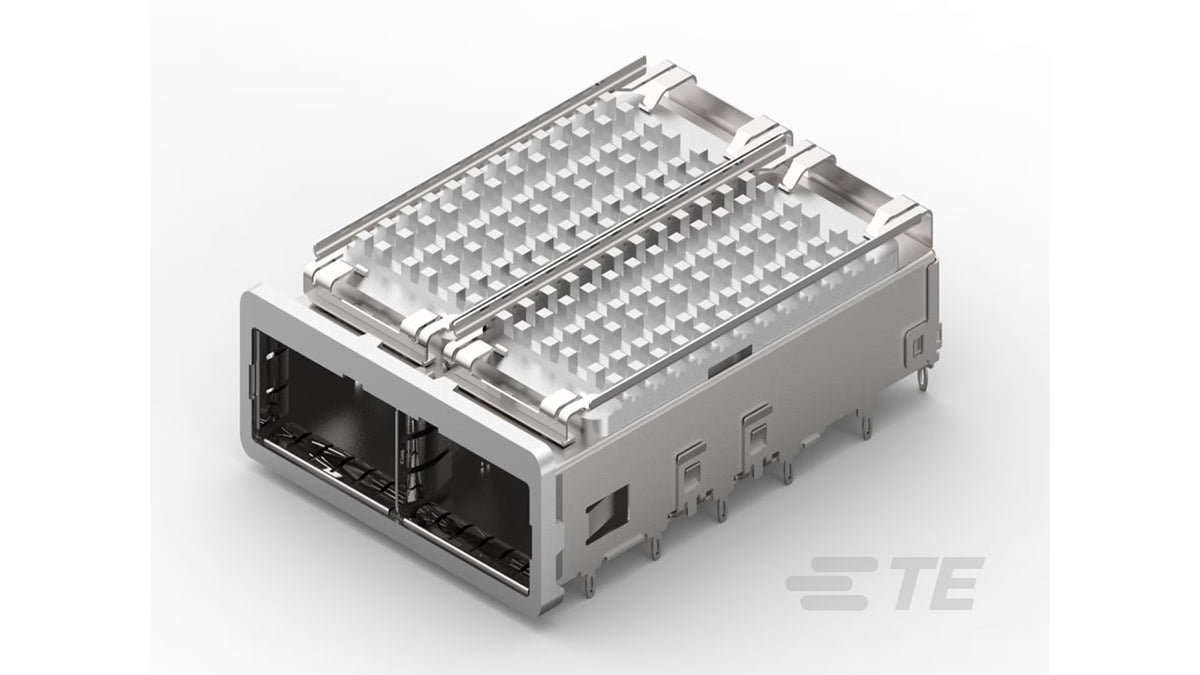 2227103-1 I/O Connectors 1x2 Cage Assy Bhnd Bzl zQSFP+