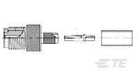 5-1814819-1 M-UHF Str Jk Hex Nickel Pltd RG58C/U  14