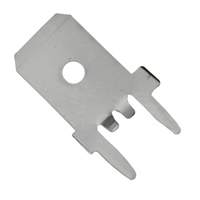 63824-1 Terminals .25 PCB TAB 032TPBR Cut Strip of 100