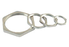 7000.6955.0 GWconnect Metal Nut, Brass, Nickel Plated, M40 Thread