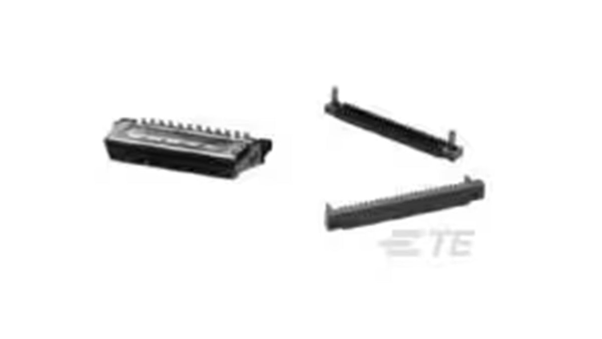 750913-2 I/O Connectors CABLE PLUG 26P w/lacing covers blk