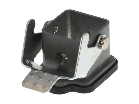 7803.6202.0 GWconnect STD - Standard, Single Lever Bulkhead Mount Housing, Die-cast Aluminum, with 1 Lever, Vertical, with Gasket, Size 3A «21x21», Grey