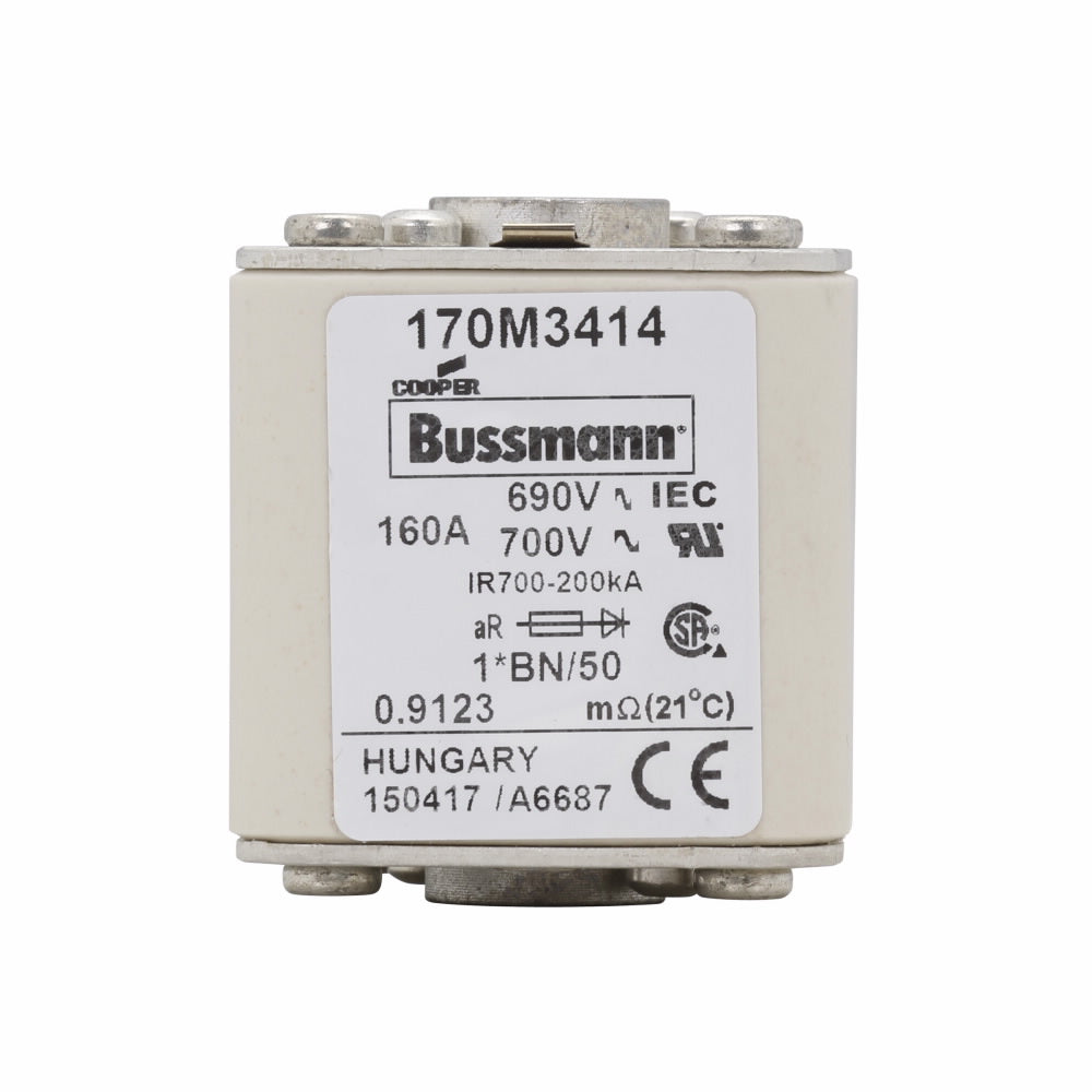 170M3414 FUSE 160A 690V 1*BN/50 AR UC 1