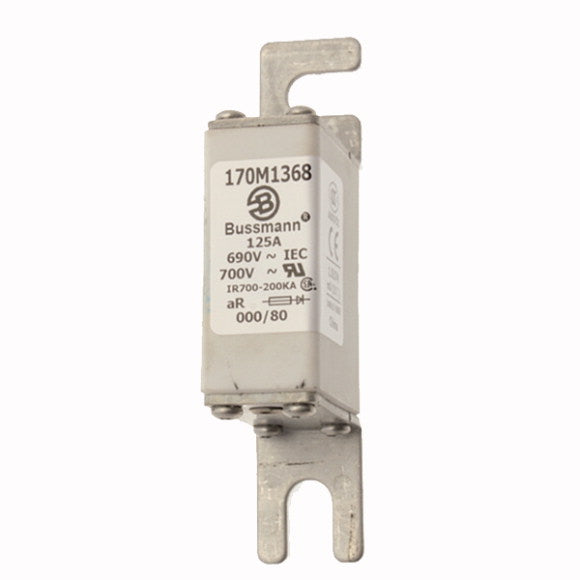 170M1368 Fuses 125A 690V 000/80 AR UC