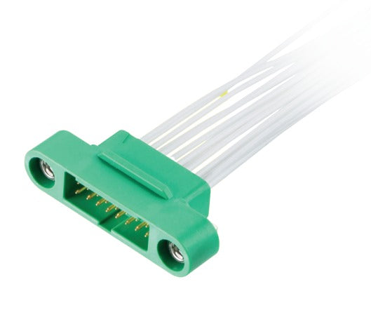 G125-MC11205M1-0450L 6+6 Pos. Male DIL 26AWG Cable Assembly 450mm sing