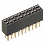 M50-3001045 10+10 Pos. Female DIL Vertical Throughboard Conn.