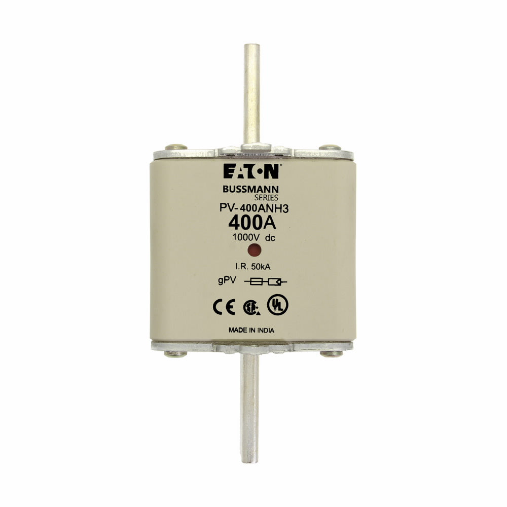 PV-400ANH3 Bussmann, Fuse 400a 1000v Dc Pv Size 3 Dual Inductor